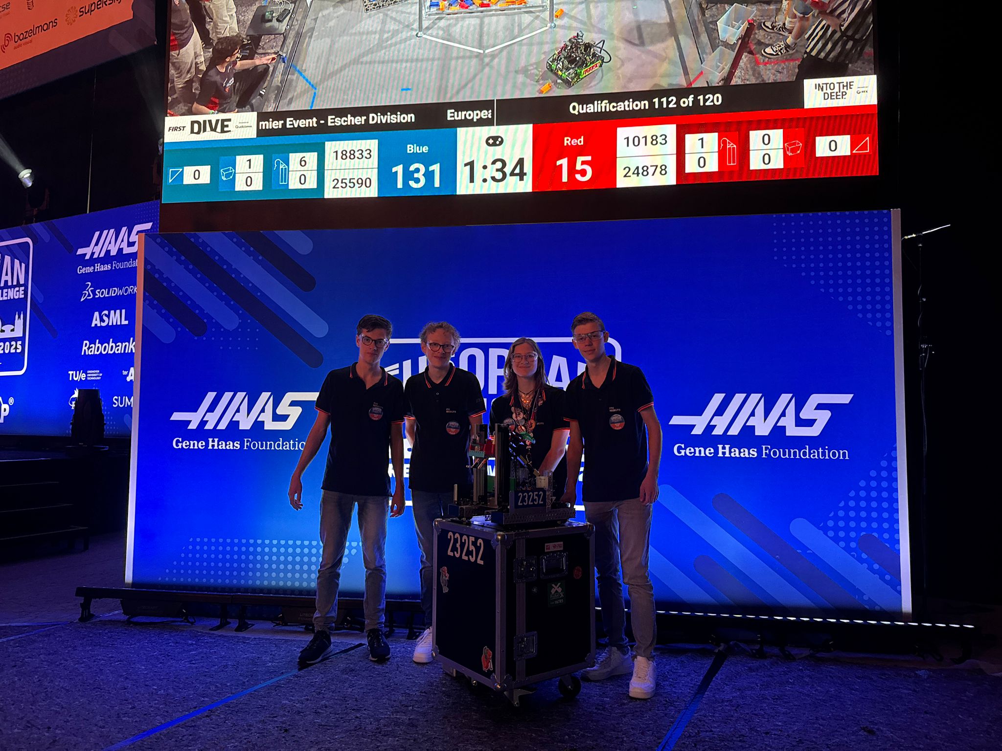 FTC Neobots stond vorig weekend op het European Premier event in Eindhoven